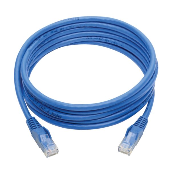Tripp Lite series Cat6 Gigabit Snagless Molded (UTP) Ethernet Cable (RJ45 M/M), PoE, Blue, 8 ft. (2.43 m)