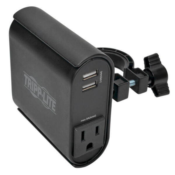 9563720c41402db078012575b7616a26 Tripp Lite series AC/USB Charging Clip for Display Mounts