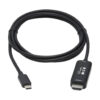 95900561dfffcff77a28af92e35c68d8 Tripp Lite series USB-C to HDMI Active Adapter Cable (M/M), 4K 60 Hz, HDR, HDCP 2.2, DP 1.2 Alt Mode, Black, 6 ft. (1.8 m)