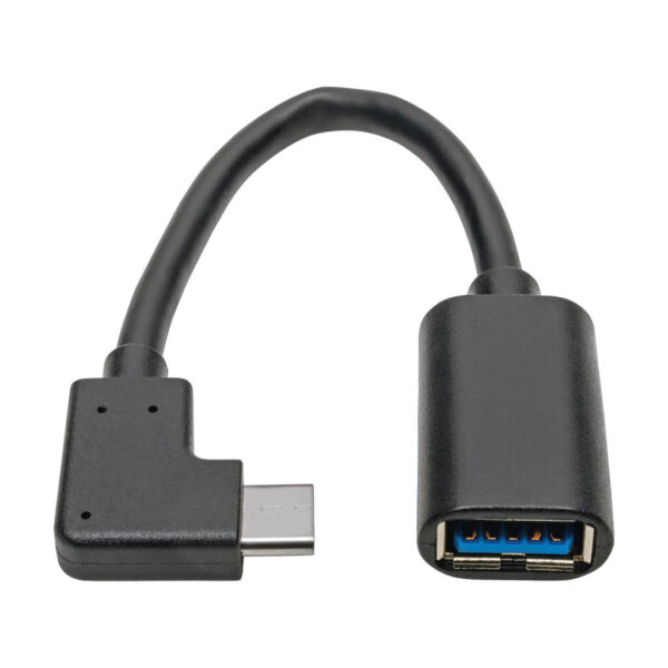 95f1f47f26e18a2fd45f2100f1f14dad Tripp Lite series USB-C to USB-A Adapter (M/F), Right-Angle C, USB 3.2 Gen 1 (5 Gbps), Thunderbolt 3 Compatible, 6-in. (15.24 cm)