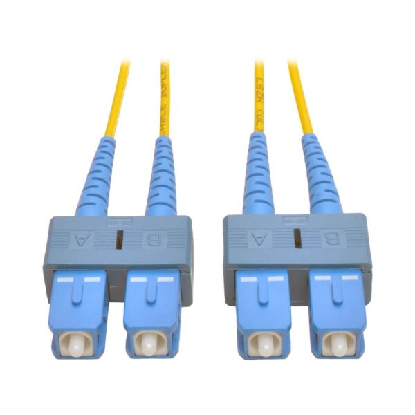 Tripp Lite series Duplex Singlemode 9/125 Fiber Patch Cable (SC/SC), 2M (6 ft.)