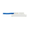 9602cae8c9d0adb4c368264749da6907 Tripp Lite series Cat6a Keystone Jack Cable Assembly - Shielded, PoE+, RJ45 M/F, 18-in. (45.72 cm), Blue, TAA