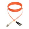 9634b58889aa4c579df1a463a577e010 Tripp Lite series Duplex Multimode 62.5/125 Fiber Patch Cable (LC/ST), 3M (10 ft.)