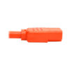 Tripp Lite series Heavy-Duty PDU Power Cord, C13 to C14 - 15A, 250V, 14 AWG, 2 ft. (0.61 m), Orange