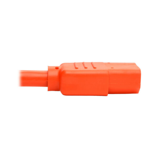 9634b74aba630a17449b720014bf3783-3 Tripp Lite series PDU Power Cord, C13 to C14 - 10A, 250V, 18 AWG, 6 ft. (1.83 m), Orange