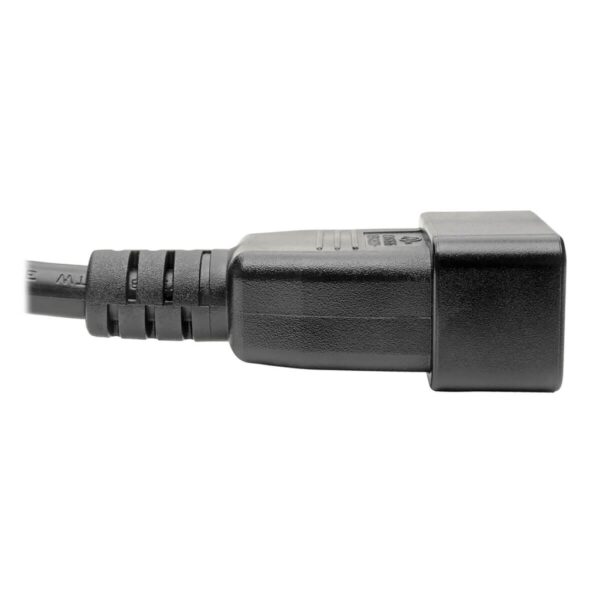 Tripp Lite series Power Extension Cord, C19 to C20 - Heavy-Duty, 20A, 250V, 12 AWG, 6 ft. (1.83 m), Black