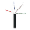 Tripp Lite series Cat6/Cat6e 600 MHz Solid-Core Direct-Burial Outdoor-Rated UTP Bulk Ethernet Cable - Black, 1,000 ft. (304.8 m)