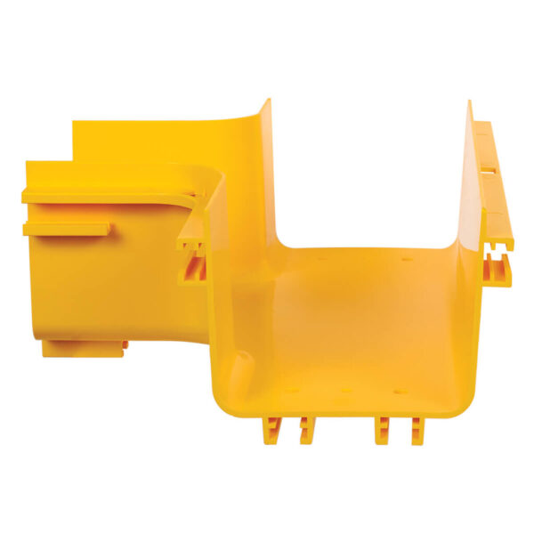 Tripp Lite series Toolless Horizontal 90-Degree T-Junction for Fiber Routing System, 120 mm (5 in.)