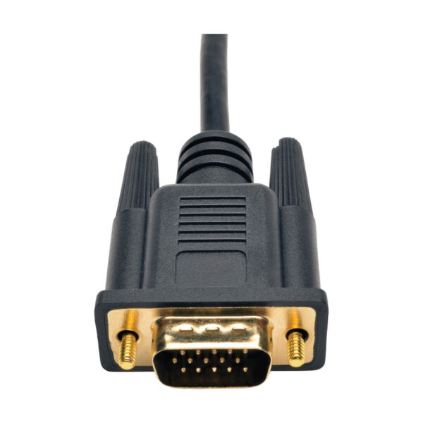 Tripp Lite series VGA to HDMI Active Adapter Cable with Audio and USB Power (M/F), 1080p, 6 in. (15.2 cm)