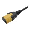 Tripp Lite series Plug-Lock Inserts, C13 Power Cord to C14 Outlet, Yellow, 100 Pack