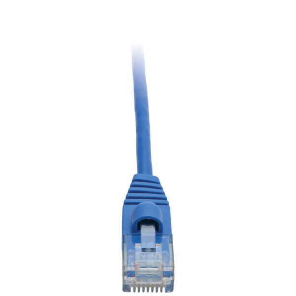 9681c872b12c0b721036b4d05b09c514 Tripp Lite series Cat6a 10G Snagless Molded Slim UTP Ethernet Cable (RJ45 M/M), Blue, 1 ft. (0.31 m)