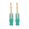 96a7f41a96587c1b4f4dc6738a49a56a Tripp Lite series 400G Multimode 50/125 OM4 Fiber Optic Cable (Duplex SN-PC M/M), LSZH, Magenta, 2 m (6.6 ft.)
