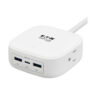 96d204b016b388226c22a05c04e1b0c6 Tripp Lite series Safe-IT 32W 2-Outlet Power Strip - 5-15R Outlets, 3 USB Ports, 6 ft. (1.8 m) Cord, Antimicrobial Protection, White
