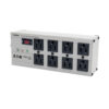 Tripp Lite series Isobar 8-Outlet Surge Protector, 12 ft. Cord with Right-Angle Plug, 3840 Joules, Diagnostic LEDs, Tel/Fax/Modem, Metal