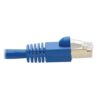 Tripp Lite series Cat6a 10G Snagless Shielded STP Ethernet Cable (RJ45 M/M), PoE, Blue, 6 ft. (1.83 m)