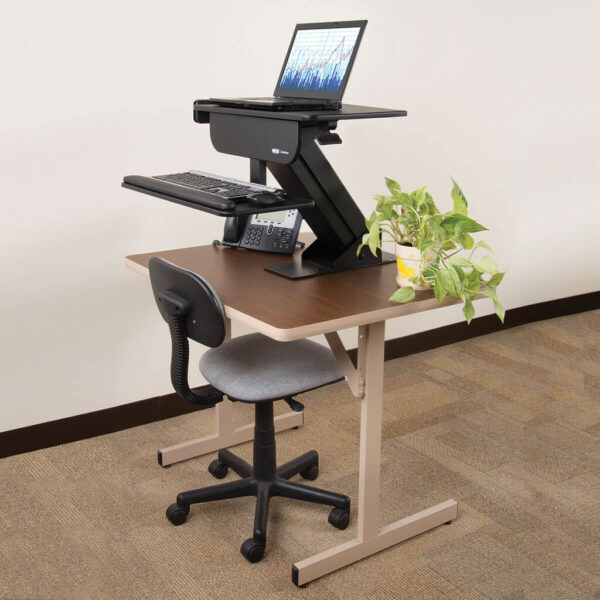 Tripp Lite series Height-Adjustable Sit-Stand Workstation, Clamp-On