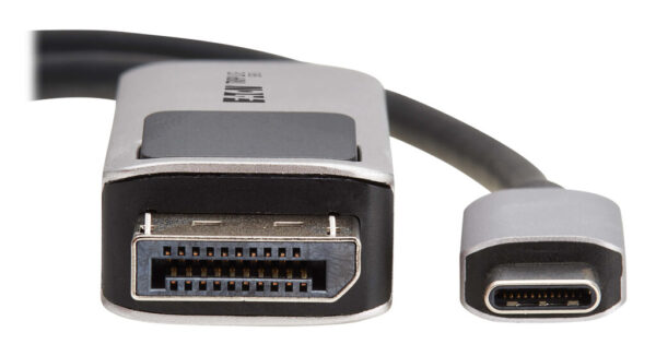 Tripp Lite series USB-C to DisplayPort Active Adapter Cable (M/M) - 8K 60 Hz, 4K 144 Hz, HDR, 4:4:4, HDCP 2.3, Black, 3 ft. (0.9 m)