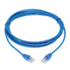 Tripp Lite series Cat6a 10G Snagless Molded Slim UTP Ethernet Cable (RJ45 M/M), Blue, 10 ft. (3.05 m)