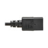 9745158671b6192a18f456a423b48ace Tripp Lite series EU Computer Power Cord, Schuko to C19 - 16A, 250V, H05VV-F, 2.5 m (8.2 ft.), Black