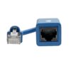 Tripp Lite series Cisco Console Rollover Cable Adapter (RJ45 M/F) - Blue, 5 in.