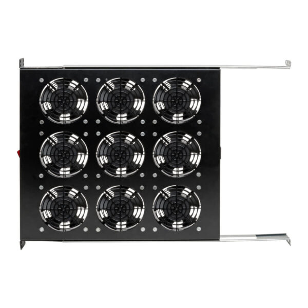 Tripp Lite series Fan Tray for 19 in. Racks - 1U, 9 120V High-Performance Fans, 864 CFM, C14 Inlet