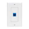 97919cee74adf0a1aa5ce52113dce9c6 Tripp Lite series Center Plate Insert, Decora Style - Vertical, 1 Port, TAA