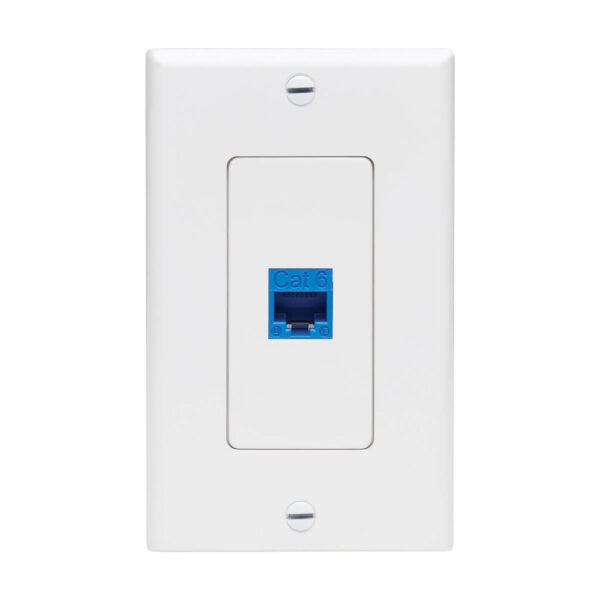 97919cee74adf0a1aa5ce52113dce9c6 Tripp Lite series Center Plate Insert, Decora Style - Vertical, 1 Port, TAA