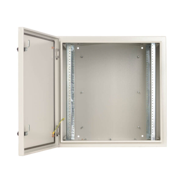 9791f3ca02edabd081d0f8884c033548 Tripp Lite series SmartRack Industrial Enclosure with Lock - NEMA 4, Wall Mount, Metal Construction, 23 in. Depth, 12U, Gray