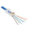 Tripp Lite series Cat6 RJ45 Pass-Through UTP Modular Plug, 50 Pack, TAA
