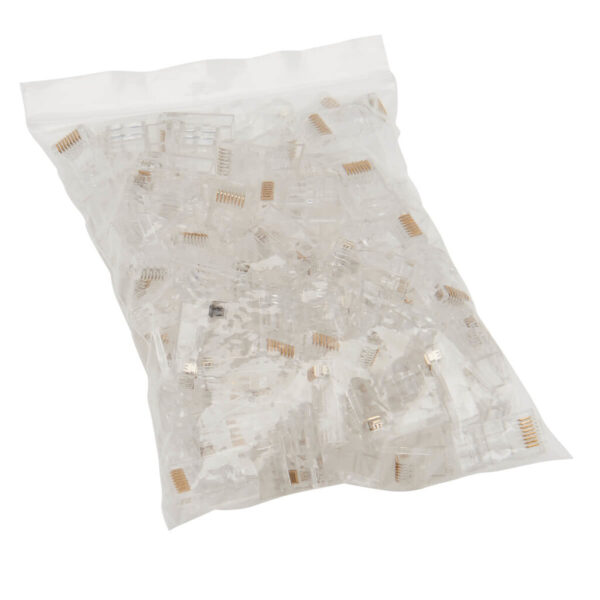97db021f73ec50f05b4b4c496b72e4c8 Tripp Lite series Cat6 RJ45 Pass-Through UTP Modular Plug, 100 Pack, TAA