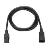 Tripp Lite series PDU Power Cord, C13 to C14 - 13A, 250V, 16 AWG, 4 ft. (1.22 m), Black