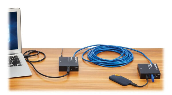 97fa7102d5793b98af75805b7c3210c4 Tripp Lite series HDBaseT-USB3 over Cat6a Extender Kit, 4 USB-A 3.2 Gen 1 Ports, PoC, RS-232, Up to 328 ft. (100 m)
