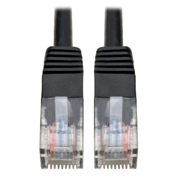 Tripp Lite series Cat5e 350 MHz Molded (UTP) Ethernet Cable (RJ45 M/M), PoE - Black, 12 ft. (3.66 m)