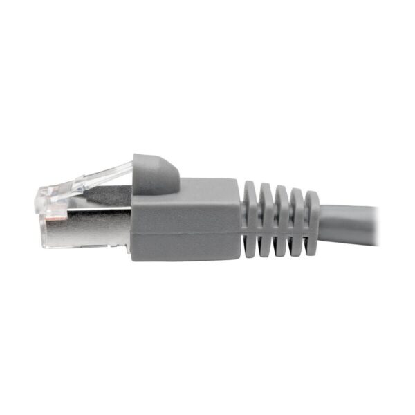 Tripp Lite series Cat6a 10G Snagless Shielded STP Ethernet Cable (RJ45 M/M), PoE, Gray, 10 ft. (3.05 m)