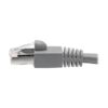 Tripp Lite series Cat6a 10G Snagless Shielded STP Ethernet Cable (RJ45 M/M), PoE, Gray, 7 ft. (2.13 m)