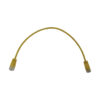 Tripp Lite series Cat6a 10G Snagless Molded Slim UTP Ethernet Cable (RJ45 M/M), PoE, Yellow, 1 ft. (0.3 m)