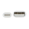 Tripp Lite series Safe-IT USB-A to Lightning Sync/Charge Antibacterial Cable (M/M), MFi Certified, White, 3 m (9.8 ft.)
