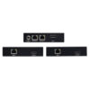 Tripp Lite series 2-Port DisplayPort to HDMI over Cat6 Splitter/Extender Kit, Transmitter/Dual Receivers, 4K 60 Hz, PoC, 125 ft., TAA