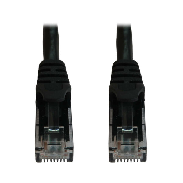 Tripp Lite series Cat6a 10G Snagless Molded UTP Ethernet Cable (RJ45 M/M), PoE, Black, 50 ft. (15.2 m)