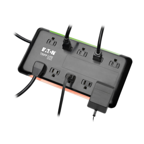 Tripp Lite series Protect It! 10-Outlet Surge Protector, 6 ft. Cord, 2880 Joules, Black Housing