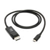 Tripp Lite series USB-C to DisplayPort Adapter Cable (M/M), 4K 60 Hz, HDR, Locking DP Connector, 3 ft. (0.9 m)