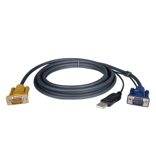 98c566667280c41c77345d3aeadf1011-1 Tripp Lite series USB (2-in-1) Cable Kit for NetDirector KVM Switch B020-Series and KVM B022-Series, 10 ft. (3.05 m)