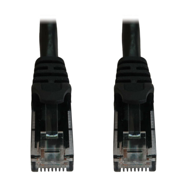 Tripp Lite series Cat6a 10G Snagless Molded UTP Ethernet Cable (RJ45 M/M), PoE, Black, 2 ft. (0.6 m)