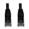 Tripp Lite series Cat6a 10G Snagless Molded UTP Ethernet Cable (RJ45 M/M), PoE, Black, 6 ft. (1.8 m)