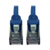 99597a3b4082bd75908af520b1a0114a-2 Tripp Lite series Cat6a 10G Snagless Shielded Slim STP Ethernet Cable (RJ45 M/M), PoE, Blue, 10 ft. (3.1 m)