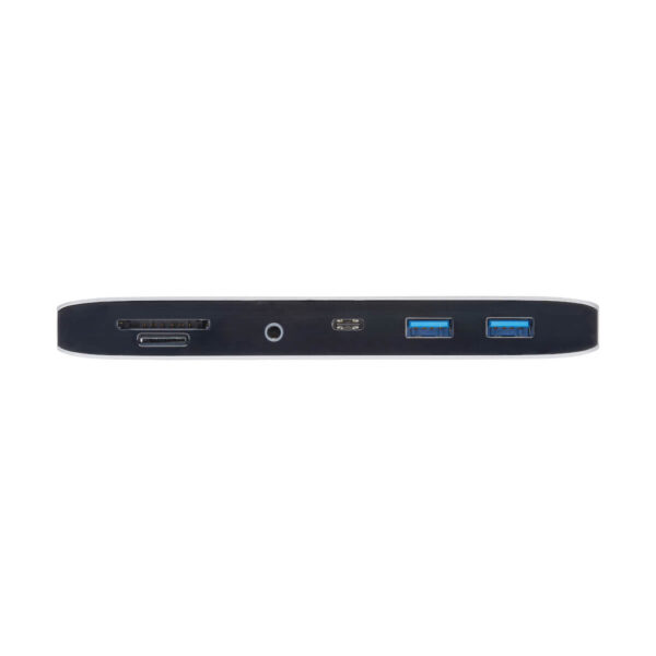 Tripp Lite Thunderbolt 3 Dual-Display Dock, 8K DisplayPort, USB 3.2 Gen 2 10G, USB-A/C Hub, Memory Card, GbE, 60W Charging - MTB3-DOCK-03