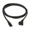 99b2bc238ff04a4daea80d79eb12e9ec Tripp Lite series 2-Slot Non-Polarized Replacement Power Cord, 1-15P to C7 - 10A, 120V, 18 AWG, 6 ft. (1.83 m), Black