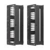 99c812ab81ec5df130ea90d2786d0a86 Tripp Lite series High-Capacity Vertical Cable Manager - Deep Double Finger Duct with Cover, Single Sided, 12 in. Wide, Black, 7 ft. (2.2 m)