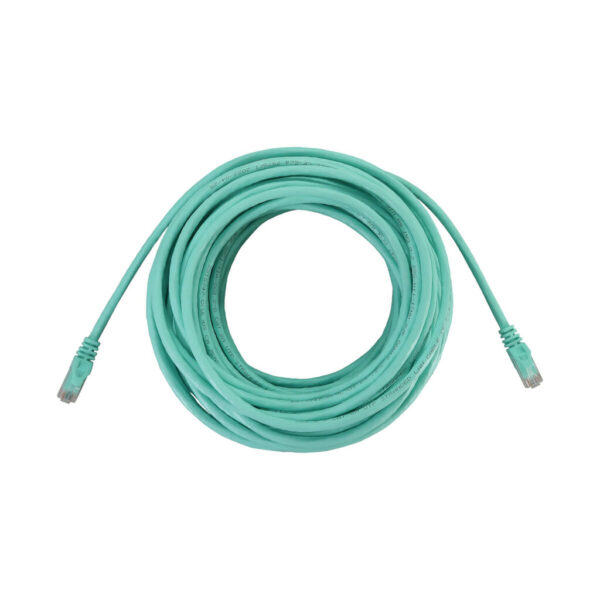 Tripp Lite series Cat6a 10G Snagless Molded UTP Ethernet Cable (RJ45 M/M), PoE, Aqua, 50 ft. (15.2 m)