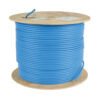 Tripp Lite series Cat5e 350 MHz Solid Core Plenum-Rated (UTP) PVC Bulk Ethernet Cable - Blue, 1000 ft. (304.8 m)